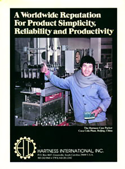 1976 COKE-CHINA First Fully Automatic Case Packer For Soft Drinks