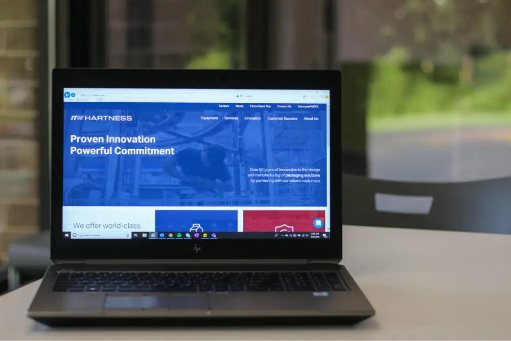 ITW Hartness Launches a New Website and an E-Commerce Platform, HartnessPARTS